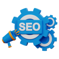 3D SEO icon png
