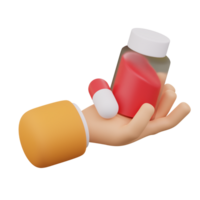 drug donation 3d icon png