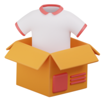 Donate t shirt 3d icon png