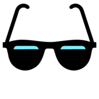 illustration of a sunglasses AI generated png