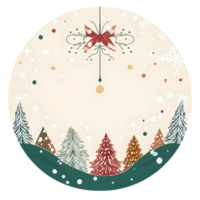 Christmas  pattern for  frame photo AI generated png