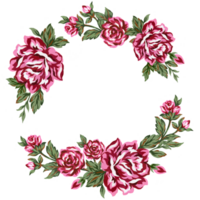 arrangement minable élégant fleur Rose fleur rétro ancien salutations bouquet Valentin png