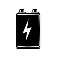 Batterie Symbol. Batterie aufladen eben. Batterie Laden Symbol, ai generativ png