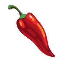 röd varm naturlig chili peppar . design för livsmedelsbutik, kulinariska Produkter, krydda och krydda paket, recept webb webbplats dekoration, ai generativ png