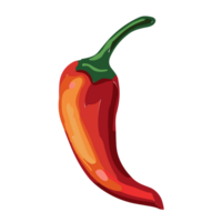 rojo caliente natural chile pimienta . diseño para tienda de comestibles, culinario productos, Condimento y especia paquete, receta web sitio decoración, ai generativo png