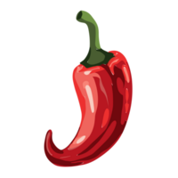 Red hot natural chili pepper . Design for grocery, culinary products, seasoning and spice package, recipe web site decoration, AI Generative png