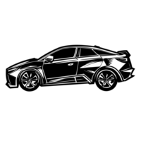 Car. monochrome icon, AI Generative png