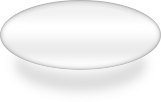 Ellipse neumorphisch transparent Glas Taste, minimal Taste realistisch Schatten. png