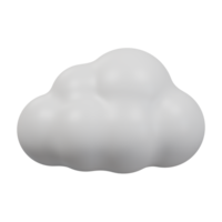 icono de nube 3d. png