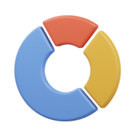 Graph Growth icon 3d render illustration. png