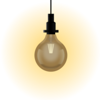 light bulb shine with transparent background png