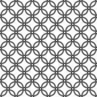 Black seamless abstract pattern. Overlay for background and backdrop. Ornamental design. PNG graphic illustration with transparent background.