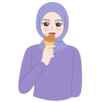 eating ice cream png