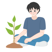 planting tree clipart png