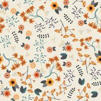 Abstract flower pattern background. Vector illustration.