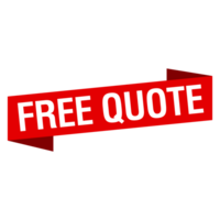 Free Quote Logo isolated on a Transparent Background png