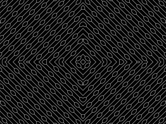 Oval and Lines Motif Pattern, can use for Contemporary Decoration, Ornate, Background, Fashion, Textile, Fabric, Tile, Wallpaper, Cover, Wrapping, Carpet, etc.