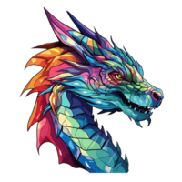 Dragon Head Clipart - Ai Generative png