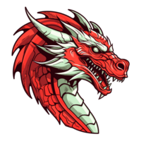 Dragon Head Clipart - Ai Generative png