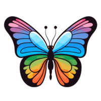 lindo borboleta clipart - ai generativo png