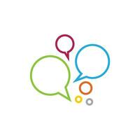 Speech bubble icon vector illustration