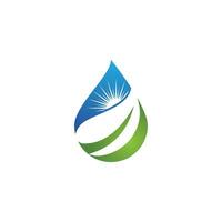 plantilla de logotipo de gota de agua vector