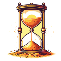 Sanda reloj clipart - ai generativo png