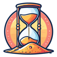 sanda l'horloge clipart - ai génératif png