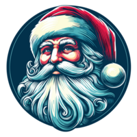Beautiful Christmas Santa Clipart - Ai Generative png