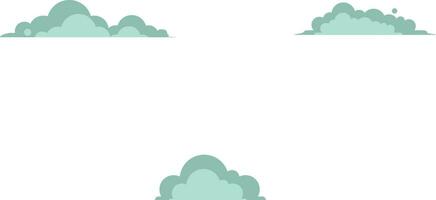 flat cloud run vector