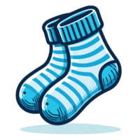 Christmas Socks Clipart - Ai Generative png