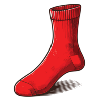 Noël chaussettes clipart - ai génératif png