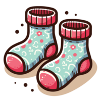 Weihnachten Socken Clip Art - - ai generativ png