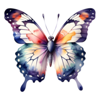 Aquarell Schmetterling isoliert auf ein transparent Hintergrund. ai generativ png