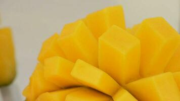 mangue boucle. fruit tropical video