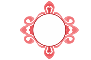 Strudel Ornament Rand mit transparent Hintergrund png