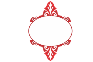 kolken ornament grens met transparant achtergrond png