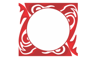 Swirl Ornament Border With Transparent Background png