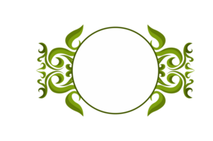 Swirl Ornament Border With Transparent Background png