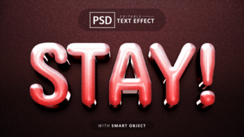 bleibe 3d Text bewirken editierbar psd