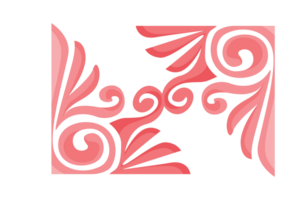 ailes ornement frontière avec transparent Contexte png