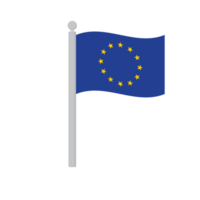 europeu União bandeira. bandeira do europeu União isolado png