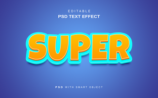 Super Text Effect psd