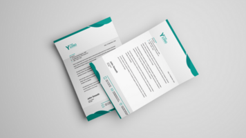 PSD letterhead mock up free psd