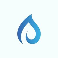 Water drop logo vector icon