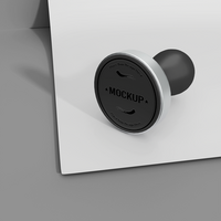 simple and attractive stamp mockups for business use psd