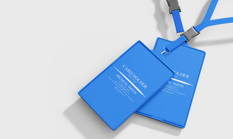 simple and attractive card holder mockup for business use psd