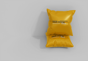 simple and attractive pillow mockup for business use psd