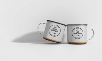simple and attractive mug mockup for business use psd