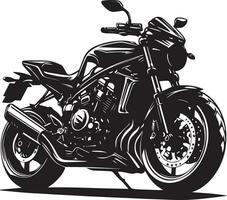 Motorcycle vector silhouette illustration